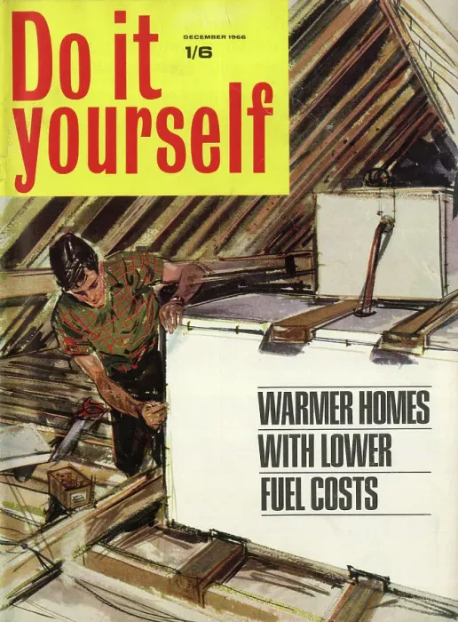 Framed Print : Cover design, Do it yourself, December 1966 Framed Print : Cover design, Do it yourself, December 1966