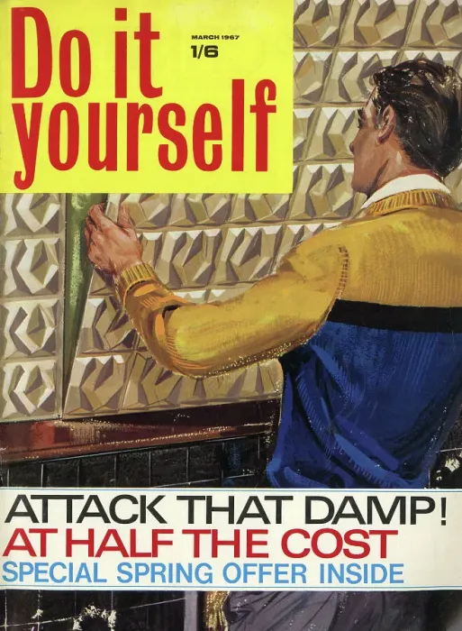 Framed Print : Cover design, Do it yourself, March 1967 Framed Print : Cover design, Do it yourself, March 1967
