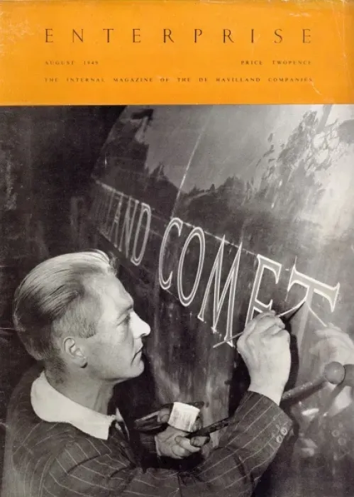 Framed Print : The front cover of Enterprise August 1949 Framed Print : The front cover of Enterprise August 1949