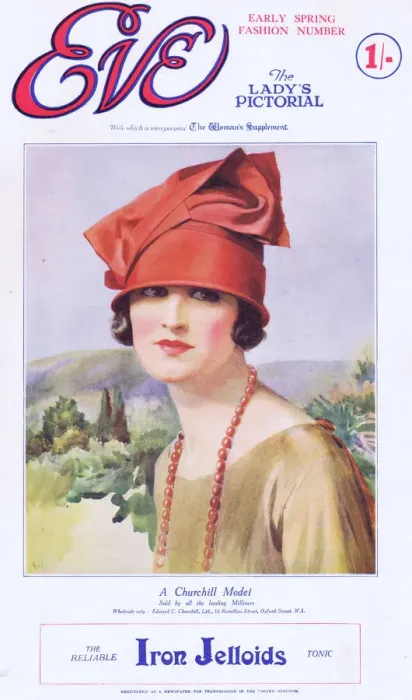 Framed Print : Cover of Eve Magazine, 11 March 1925 featuring Framed Print : Cover of Eve Magazine, 11 March 1925 featuring
