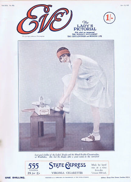 Cover of Eve Magazine 13 July 1927
