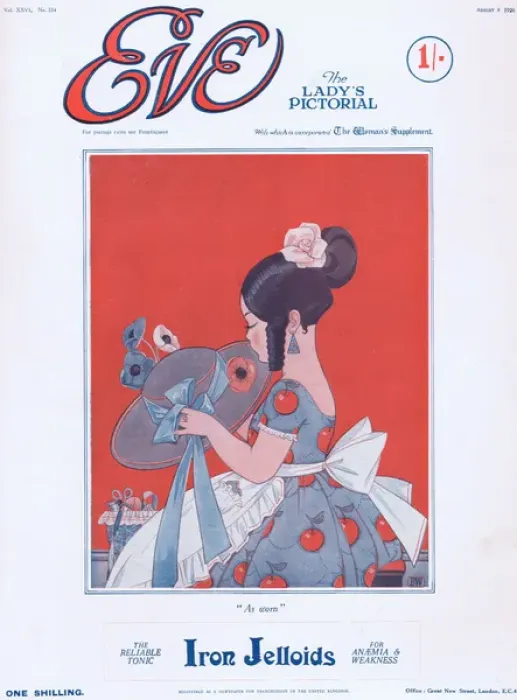 Framed Print : Cover of Eve Magazine Framed Print : Cover of Eve Magazine