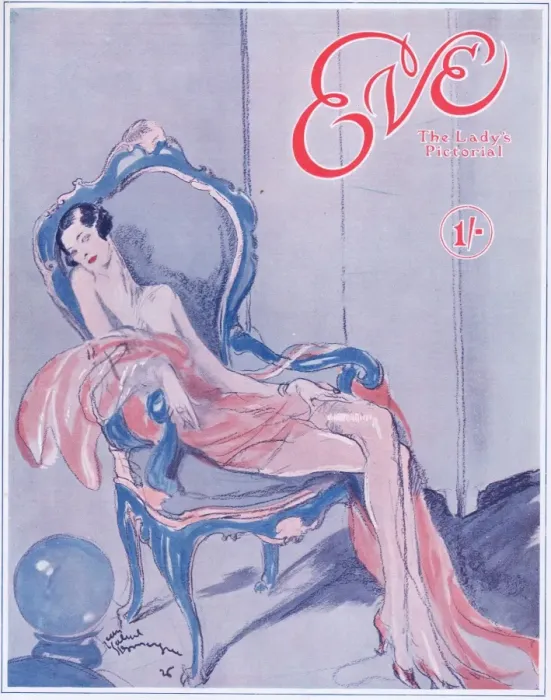 Framed Print : Cover of Eve Magazine Framed Print : Cover of Eve Magazine