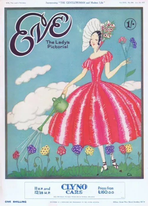 Framed Print : Cover of Eve Magazine 20 July 1927 Framed Print : Cover of Eve Magazine 20 July 1927