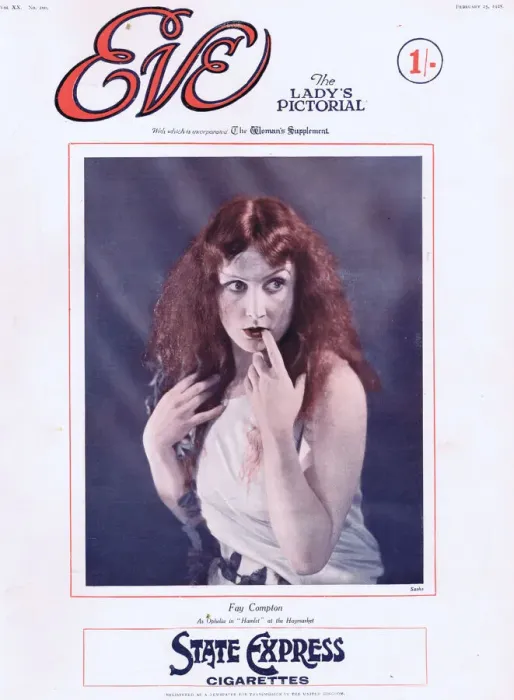 Framed Print : Cover of Eve Magazine 25 February 1925 featuring Framed Print : Cover of Eve Magazine 25 February 1925 featuring