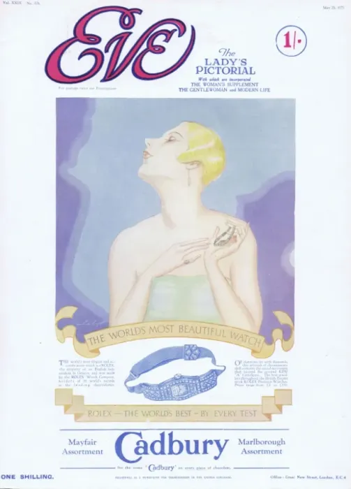 Framed Print : Cover of Eve Magazine 25 May 1927 Framed Print : Cover of Eve Magazine 25 May 1927