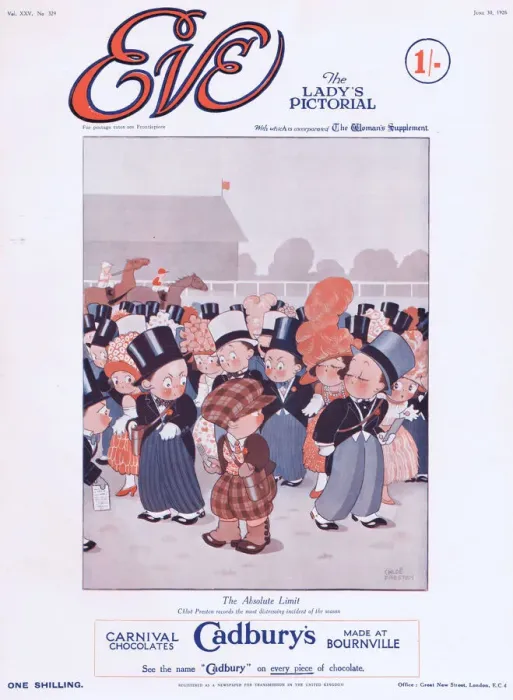 Framed Print : Cover of Eve Magazine 30 June 1926 showing a cartoon Framed Print : Cover of Eve Magazine 30 June 1926 showing a cartoon