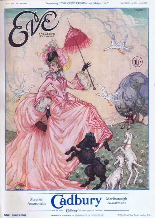 Framed Print : Cover of Eve Magazine 8 June 1927 Framed Print : Cover of Eve Magazine 8 June 1927