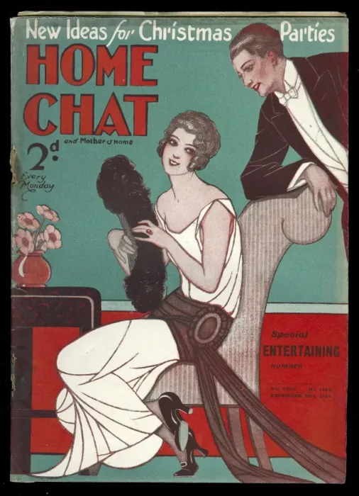 Framed Print : Cover of Home Chat Magazine Framed Print : Cover of Home Chat Magazine