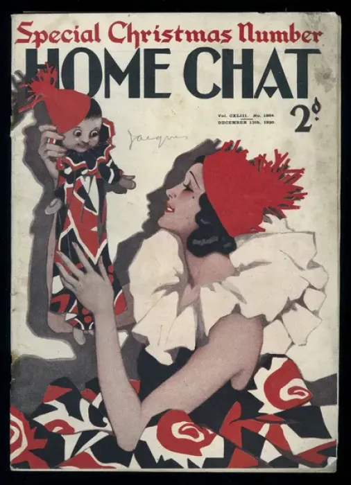 Framed Print : Cover of Home Chat Magazine Framed Print : Cover of Home Chat Magazine