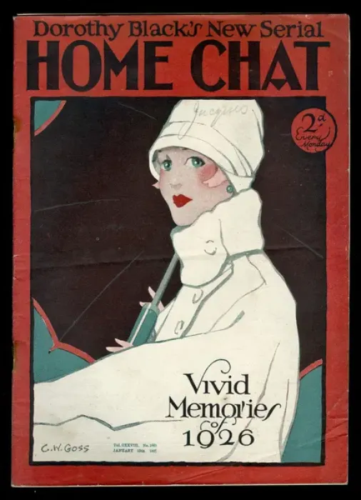Framed Print : Cover of Home Chat Magazine Framed Print : Cover of Home Chat Magazine