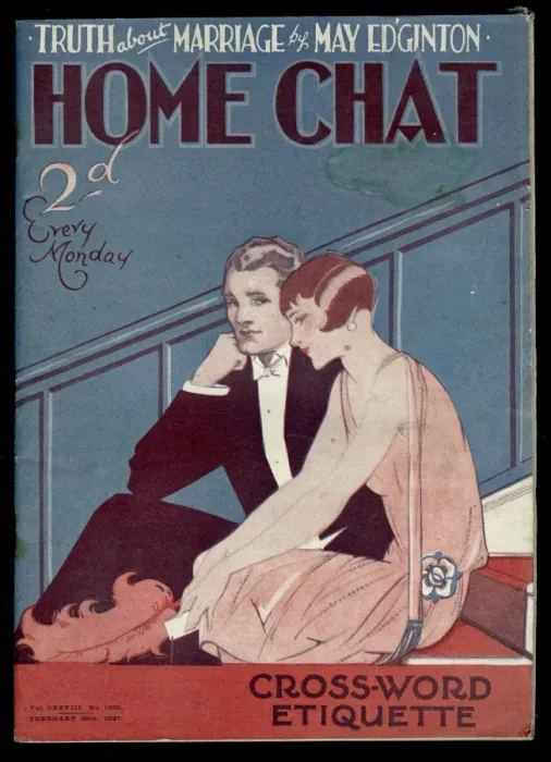 Framed Print : Cover of Home Chat Magazine Framed Print : Cover of Home Chat Magazine