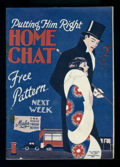 Framed Print : Cover of Home Chat Magazine Framed Print : Cover of Home Chat Magazine