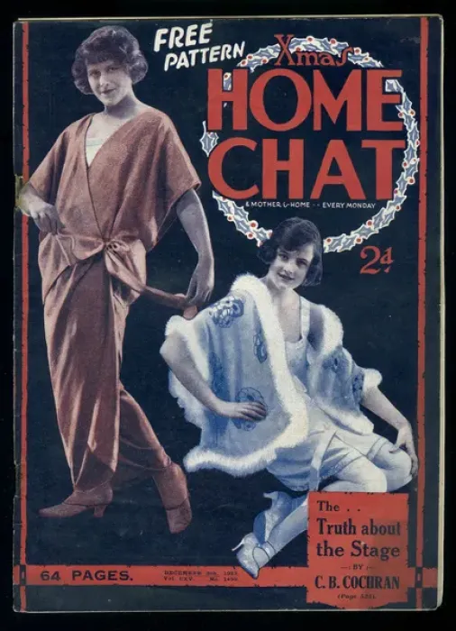 Framed Print : Cover of Home Chat Magazine Framed Print : Cover of Home Chat Magazine