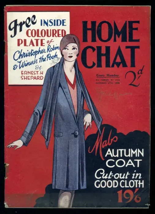 Framed Print : Cover of Home Chat Magazine