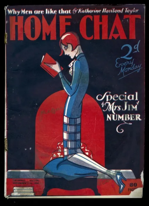 Framed Print : Cover of Home Chat Magazine Framed Print : Cover of Home Chat Magazine