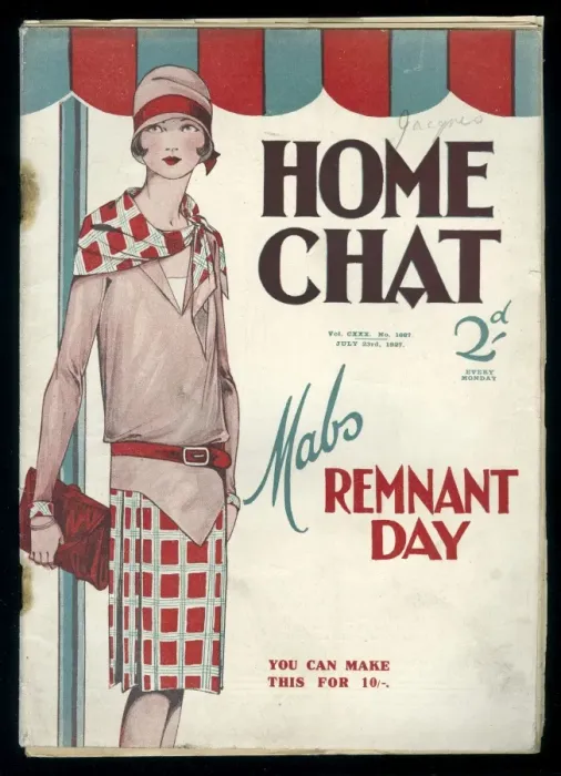 Framed Print : Cover of Home Chat Magazine