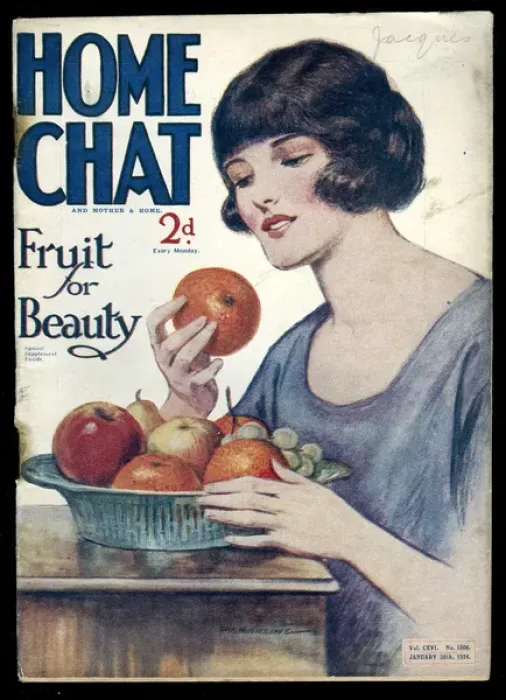 Framed Print : Cover of Home Chat Magazine Framed Print : Cover of Home Chat Magazine