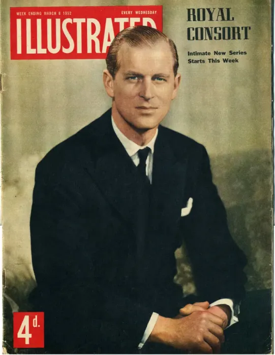 Framed Print : Front cover of Illustrated magazine featuring a photograph of Prince Philip Framed Print : Front cover of Illustrated magazine featuring a photograph of Prince Philip