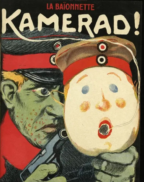 Framed Print : Front cover, La Baionnette, WW1