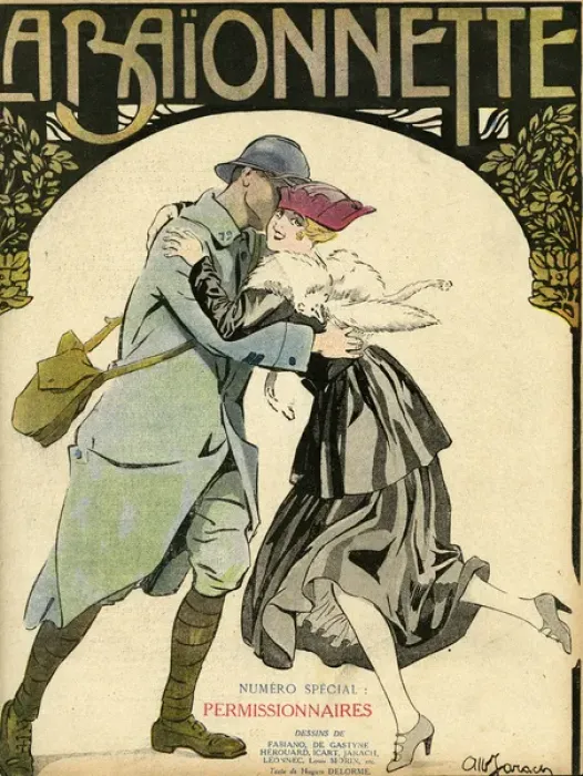 Framed Print : Front cover, La Baionnette, WW1 Framed Print : Front cover, La Baionnette, WW1