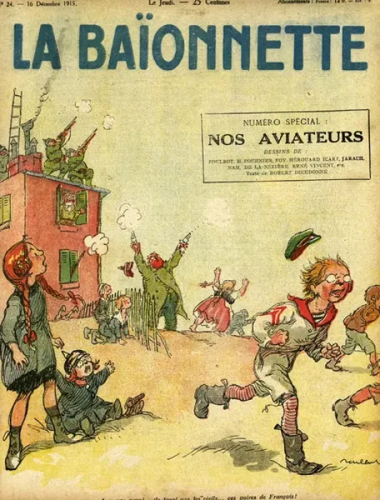 Framed Print : Front cover, La Baionnette, WW1 Framed Print : Front cover, La Baionnette, WW1