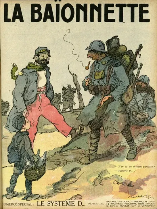 Framed Print : Front cover, La Baionnette, WW1 Framed Print : Front cover, La Baionnette, WW1