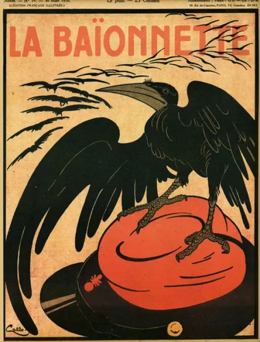 Framed Print : Front cover, La Baionnette, WW1 Framed Print : Front cover, La Baionnette, WW1