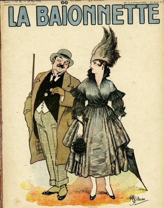 Framed Print : Front cover, La Baionnette, WW1 Framed Print : Front cover, La Baionnette, WW1