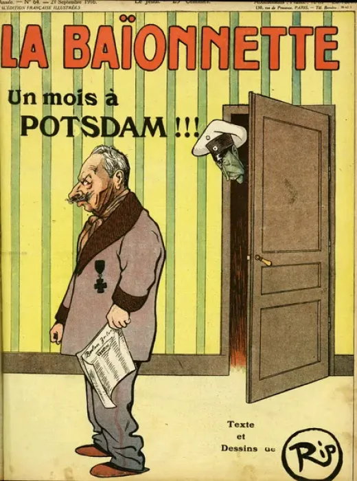 Framed Print : Front cover, La Baionnette, WW1 Framed Print : Front cover, La Baionnette, WW1