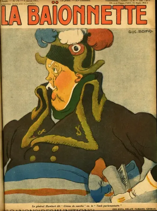 Framed Print : Front cover, La Baionnette, WW1 Framed Print : Front cover, La Baionnette, WW1