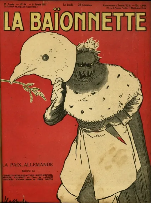 Framed Print : Front cover, La Baionnette, WW1 Framed Print : Front cover, La Baionnette, WW1