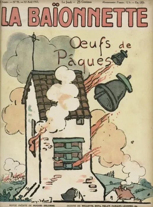 Framed Print : Front cover, La Baionnette, WW1 Framed Print : Front cover, La Baionnette, WW1