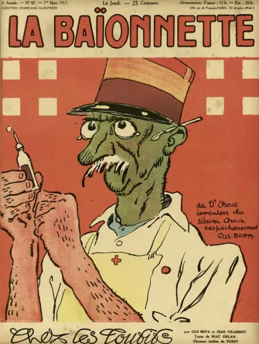Framed Print : Front cover, La Baionnette, WW1 Framed Print : Front cover, La Baionnette, WW1