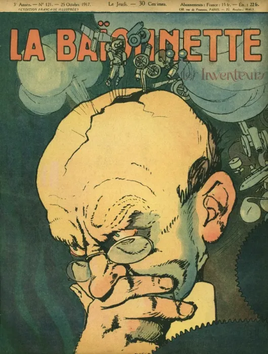 Framed Print : Front cover, La Baionnette, WW1 Framed Print : Front cover, La Baionnette, WW1