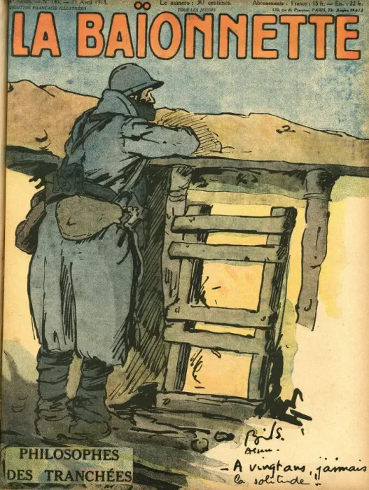 Framed Print : Front cover, La Baionnette, WW1 Framed Print : Front cover, La Baionnette, WW1