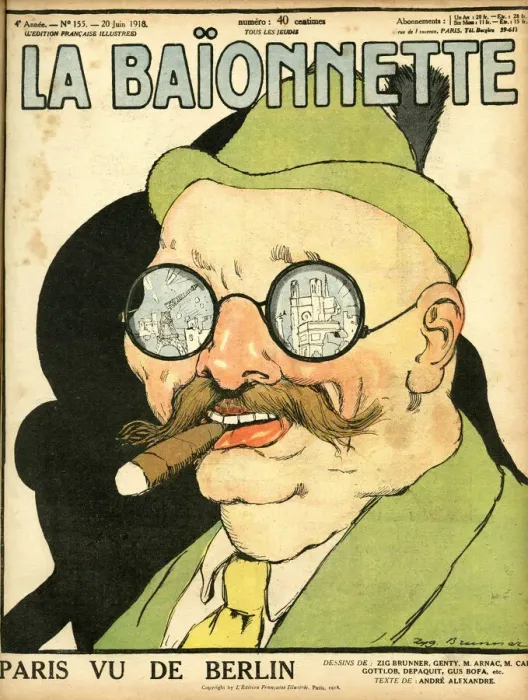 Framed Print : Front cover, La Baionnette, WW1 Framed Print : Front cover, La Baionnette, WW1