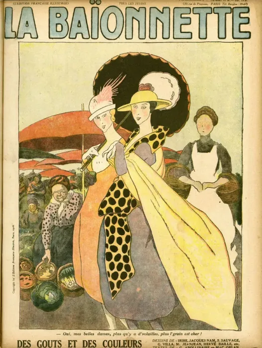 Framed Print : Front cover, La Baionnette, WW1 Framed Print : Front cover, La Baionnette, WW1