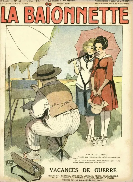 Framed Print : Front cover, La Baionnette, WW1 Framed Print : Front cover, La Baionnette, WW1