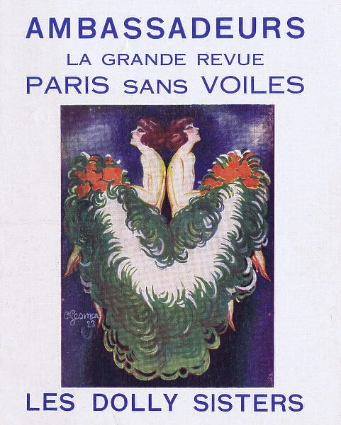 Cover of leaflet for Paris Sans Voiles at the Ambassadeurs T