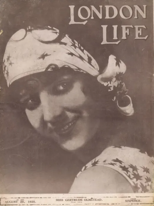 Framed Print : Front cover of London Life featuring Gertrude Olmstead, 1925 Framed Print : Front cover of London Life featuring Gertrude Olmstead, 1925