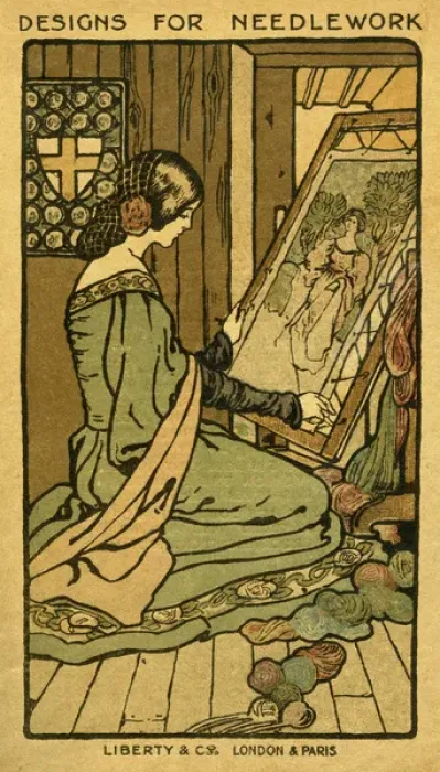 Framed Print : Cover of a needlework catalogue Framed Print : Cover of a needlework catalogue