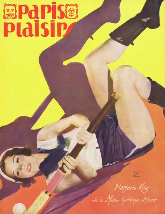 Framed Print : Cover for Paris Plaisirs number 117, March 1932 Framed Print : Cover for Paris Plaisirs number 117, March 1932