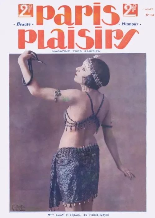 Framed Print : Cover for Paris Plaisirs number 14, July 1923 Framed Print : Cover for Paris Plaisirs number 14, July 1923