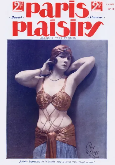 Framed Print : Cover for Paris Plaisirs number 17, October 1923 Framed Print : Cover for Paris Plaisirs number 17, October 1923
