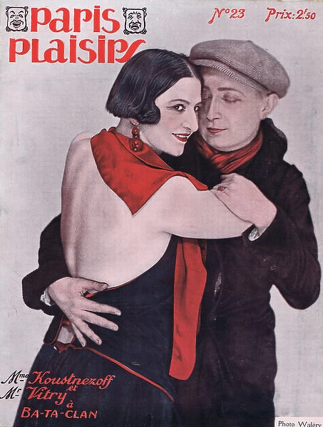 Cover for Paris Plaisirs number 23, April 1924