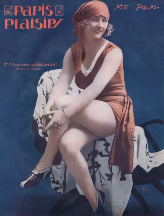 Framed Print : Cover for Paris Plaisirs number 27, August 1924 Framed Print : Cover for Paris Plaisirs number 27, August 1924