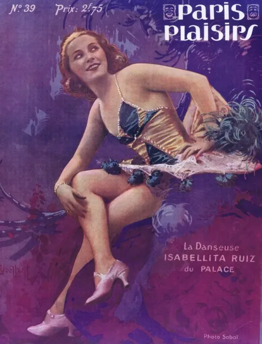 Framed Print : Cover for Paris Plaisirs number 39, September 1925 Framed Print : Cover for Paris Plaisirs number 39, September 1925