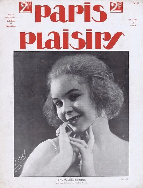 Cover for Paris Plaisirs number 5, October 1922