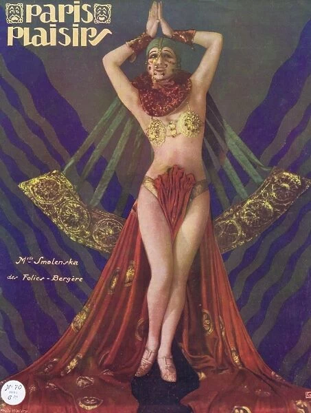 Cover for Paris Plaisirs number 70, April 1928